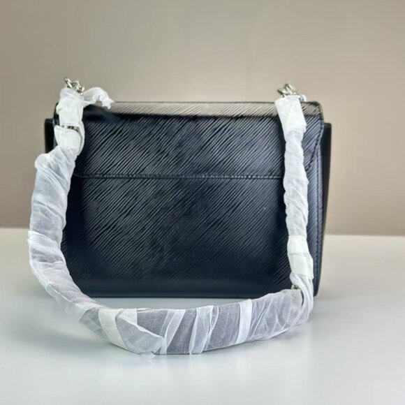 Louis Vuitton Black Epi Leather Twist MM Shoulder Bag - Picture 3 of 9